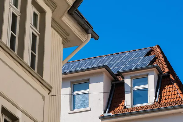 Photovoltaikanlage auf einen Hausdach