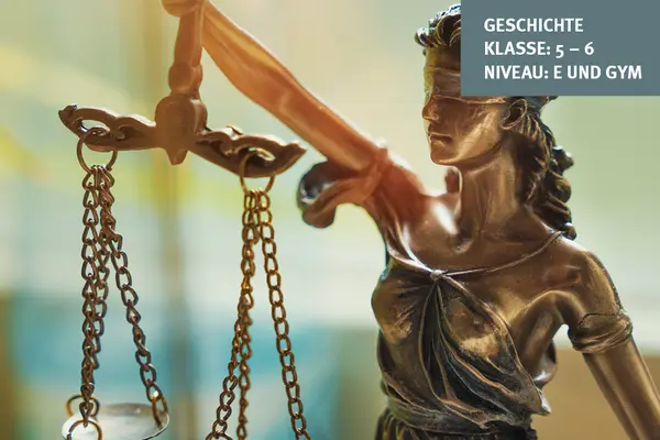 Bronzefigur Justitia