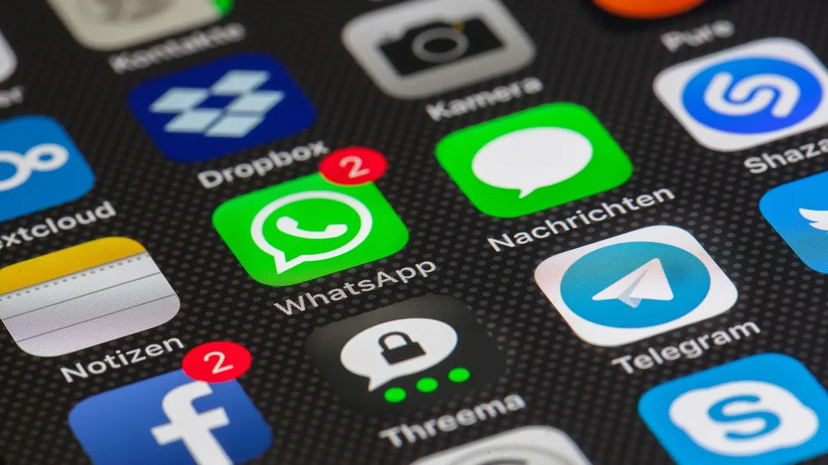WhatsApp auf einem Smartphone