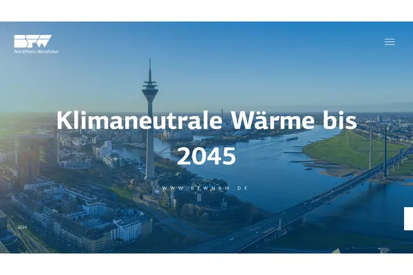 Klimaneutrale Wärme bis 2045 BFWNRW