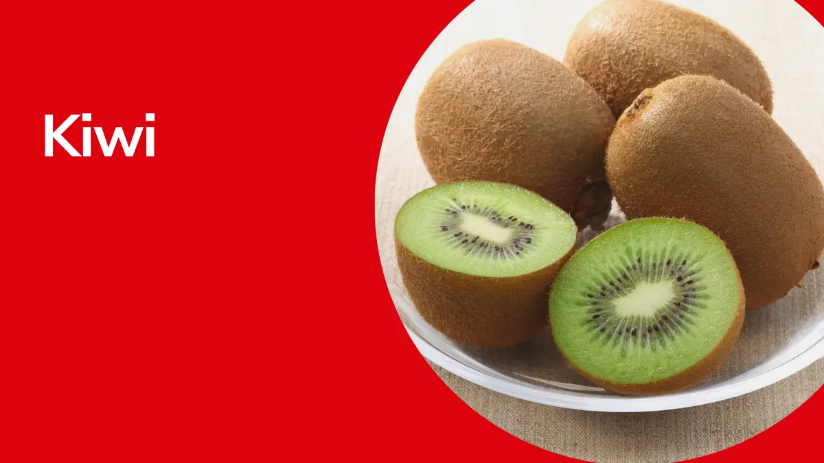 Kiwis mit Text ,,Kiwi"