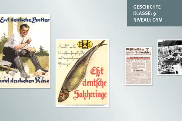 Teaserbild Titelblatt Unterrichtsmaterial_GESCHICHTE_Der_Verbraucher-in-der-NS-Volksgemeinschaft VB VZBW