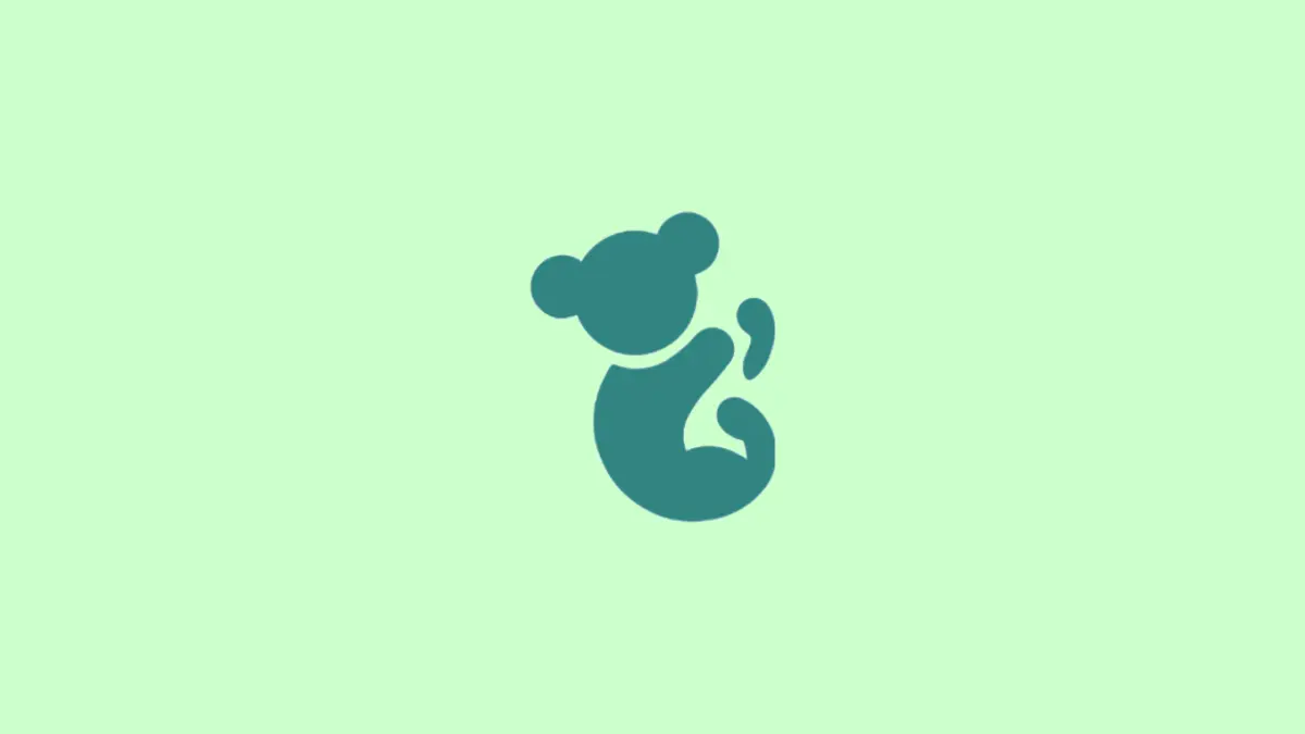 Illustration eines Koalabären als Logo der App "Keepoala"