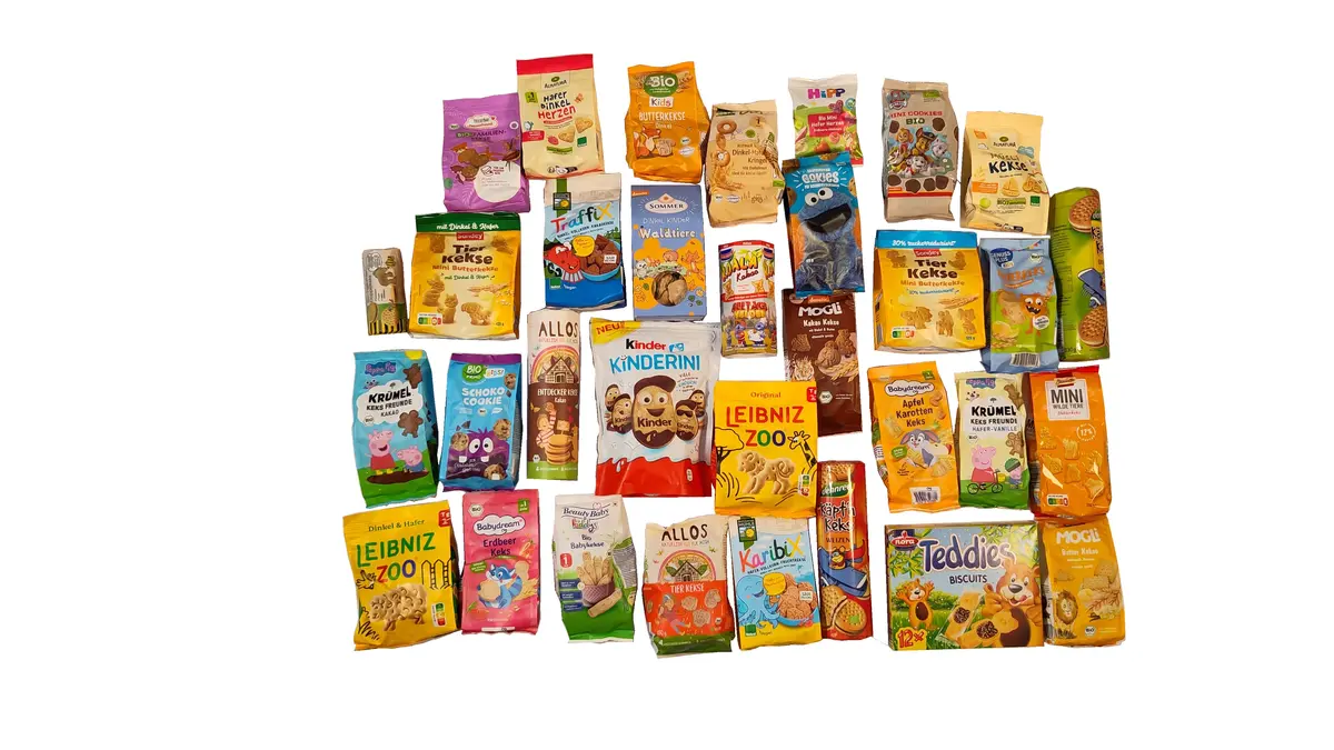 Alle 33 Produkte aus dem Marktcheck zu Kinderkeksen