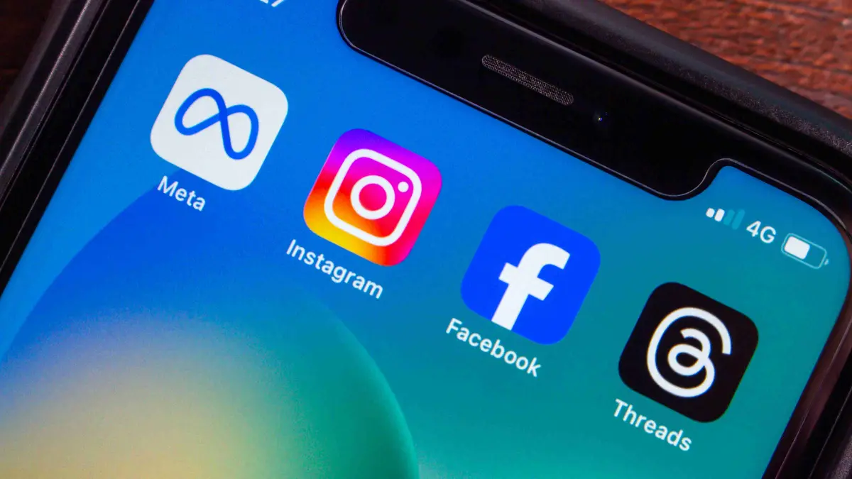 Instagram Meta Bildschirm Handy Apps