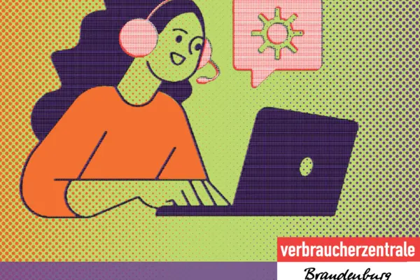 Titelbild des Jahresberichts 2023/24 der Verbraucherzentrale Brandenburg