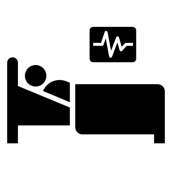 Symbol Krankenbett