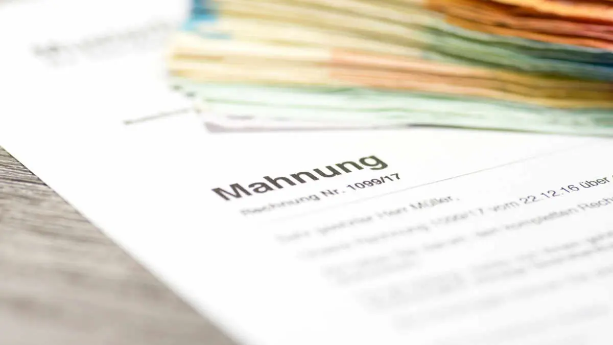 Mahnung Inkassoforderung