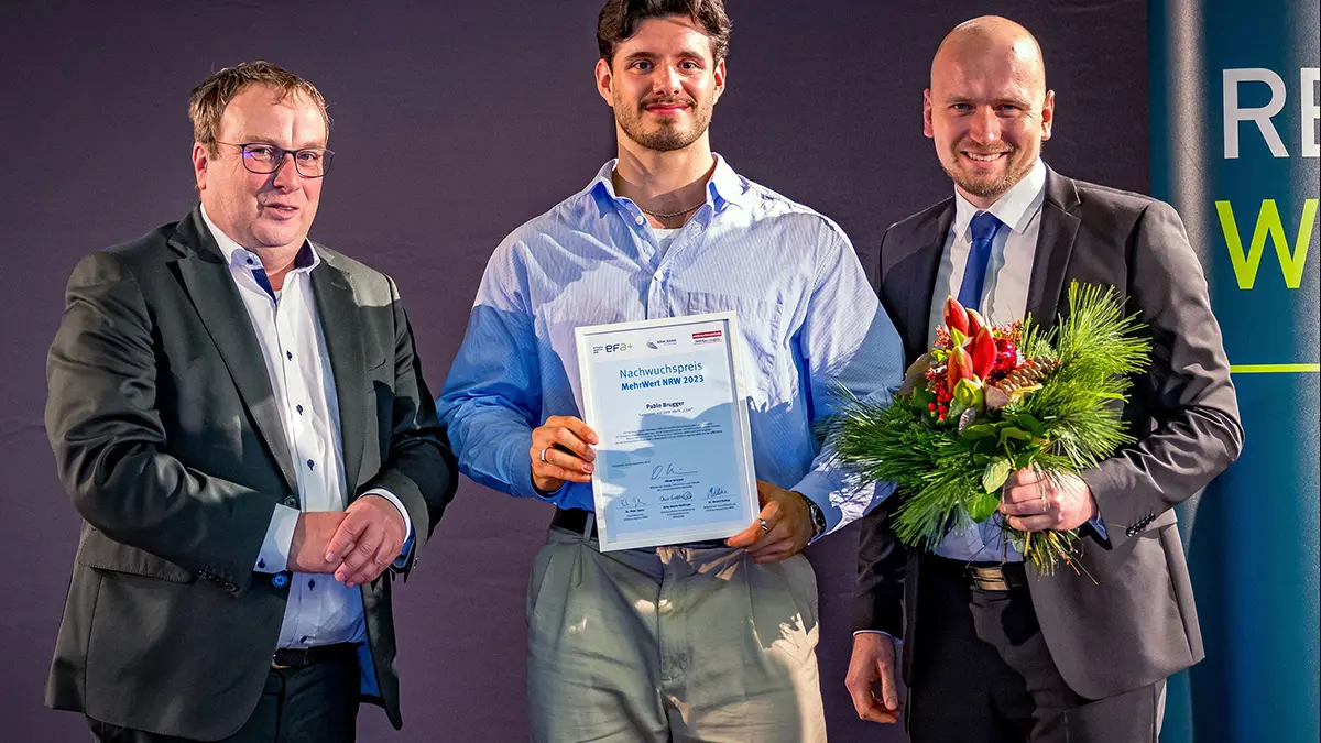Pablo Brugger mti denPreisverleihern