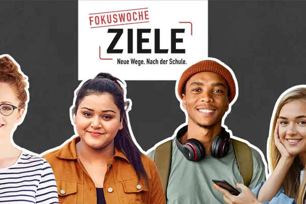 6 junge Menschen lächeln