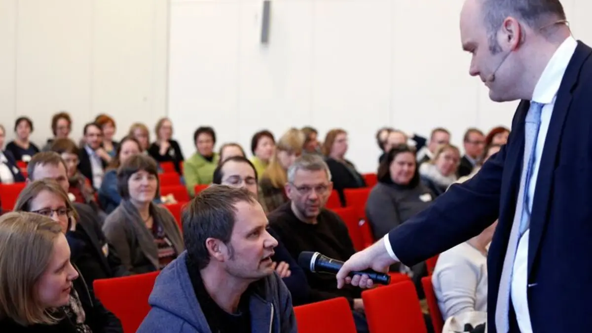 Diskussion im Saal