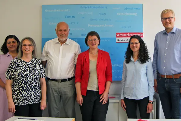 Besuch des Haller Oberbürgermeisters Daniel Bullinger in der Beratungsstelle Schwäbisch Hal