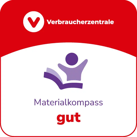 Qualitätssiegel des Materialkompass, Beurteilung "gut"