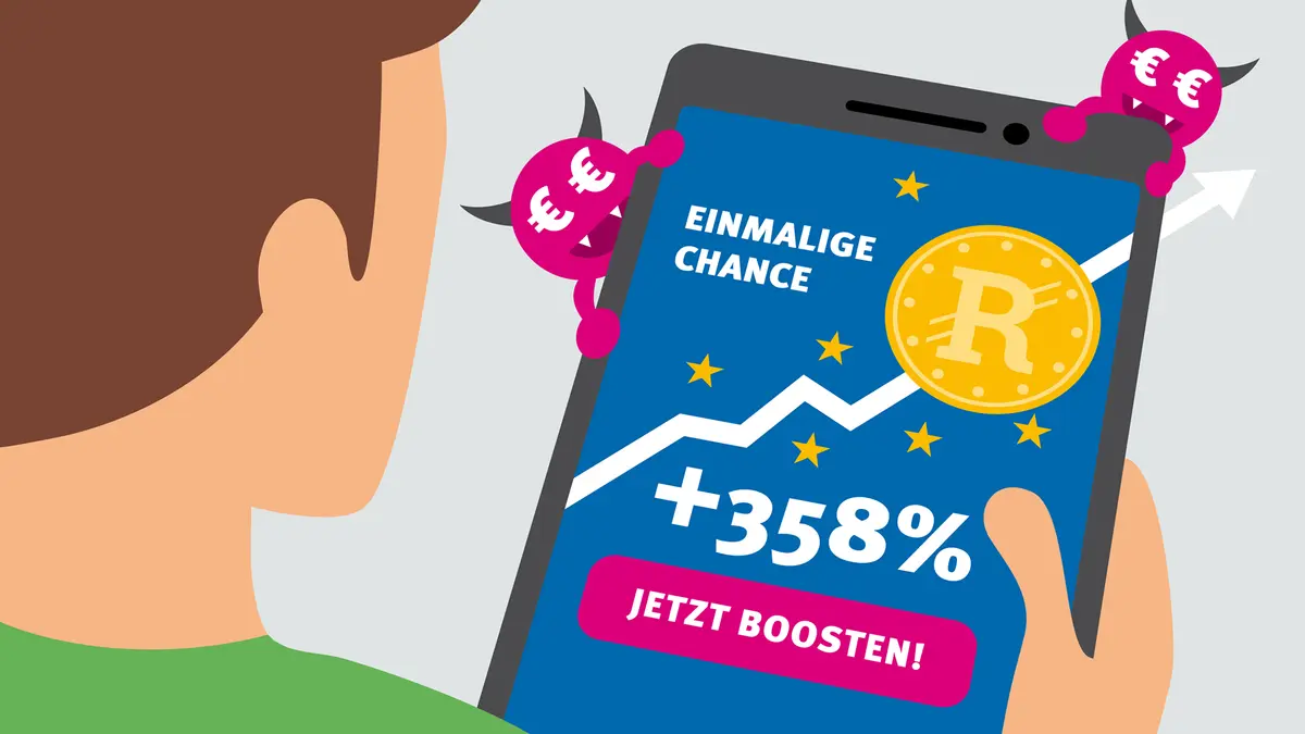Schmuckbild: Abzockmasche Trading-Plattformen