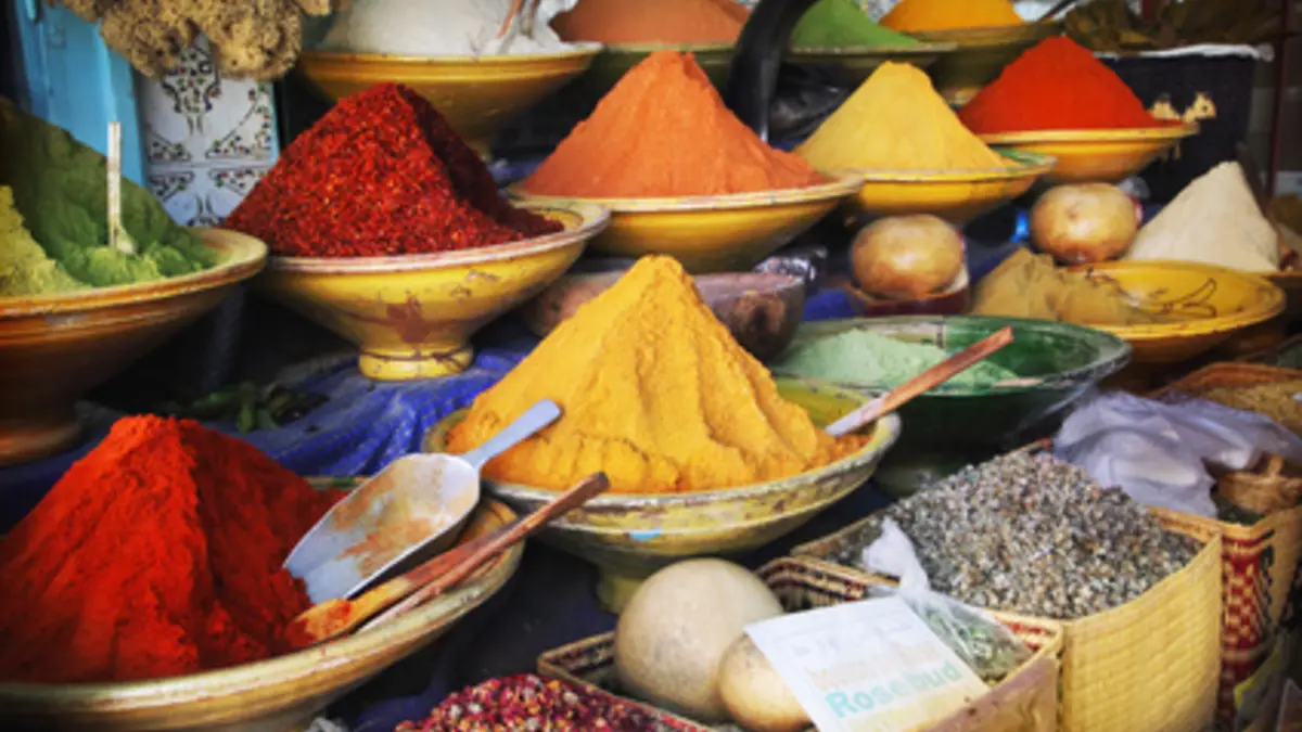 Gewürze auf dem Markt