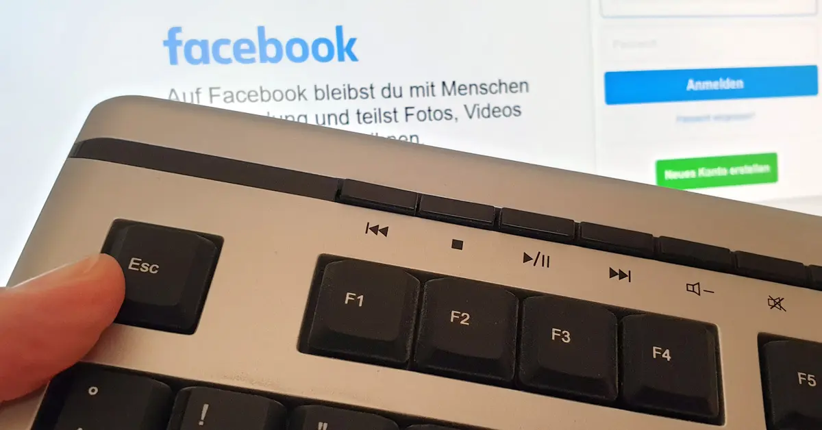 So löschen Sie Ihr Profil bei Facebook