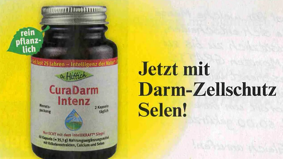 Produktansicht Dr. Hittich CuraDarm Intenz