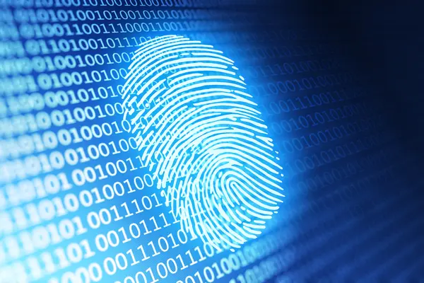 Fingerabdruck im Netz