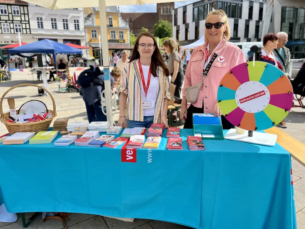 Die Verbraucherzentrale auf dem Familienfest in Eberswalde.
