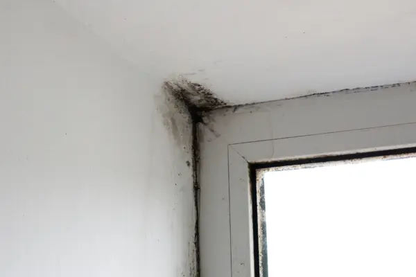 Schimmel an der Fensterlaibung