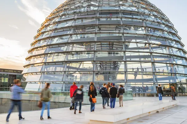 Blick auf die Reichstagskuppel