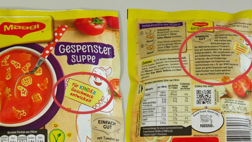 Marktcheck Kinder-Convenience-Food VZ Brandenburg Maggi Gespenstersuppe 2020