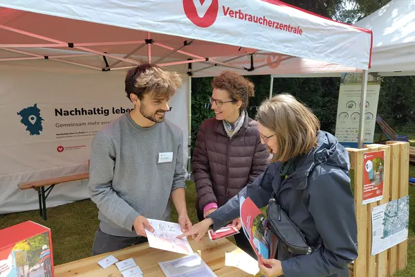Aktionsstand auf der TU Hambach