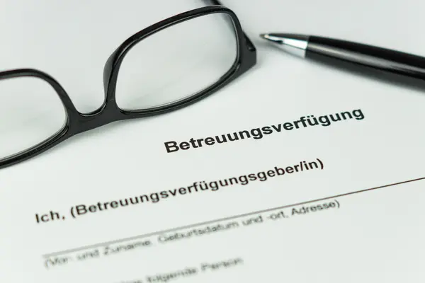 Schmuckbild: Betreuungsverfügung