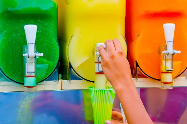 Eine Slush-Eis Maschine