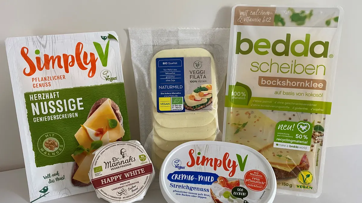 Vegane Käsealternativen im Marktcheck