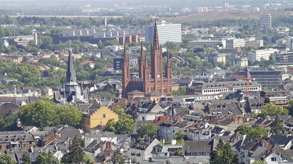 Luftaufnahme Wiesbaden