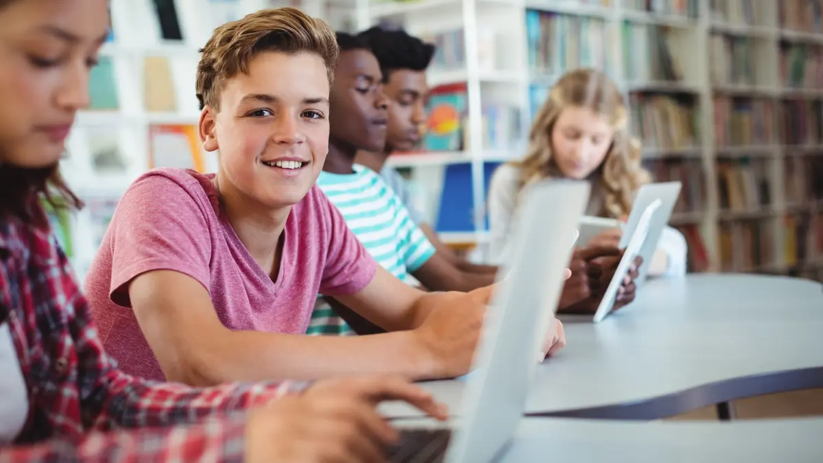 Schüler lernen