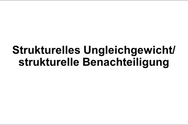 Text Strukturelles Ungleichgewicht
