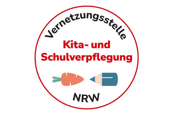 Logo der Vernetzungsstelle Kita- und Schulverpflegung NRW