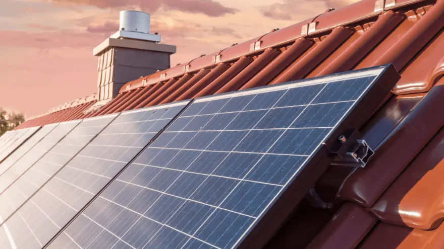 Photovoltaikanlage auf Hausdach