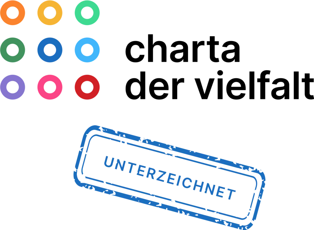 Charta der Vielfalt mit Schriftzug unterzeichnet