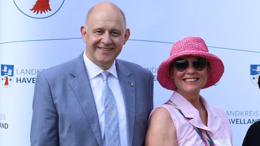 Sommerfest des Landkreises Havelland_Hofschläger_Landrat Lewandowski