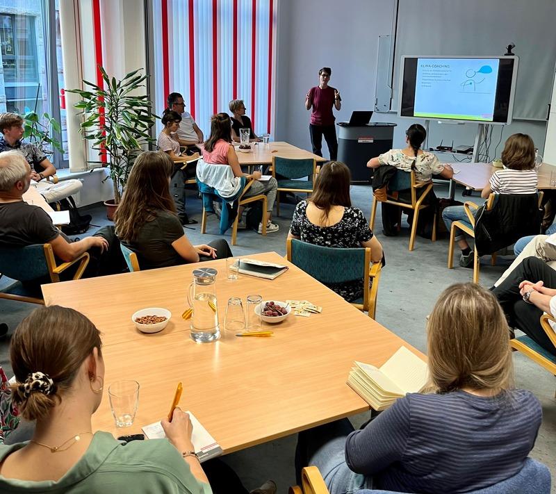 Kick-Off Vortrag mit den zukünftigen Klima-Coaches