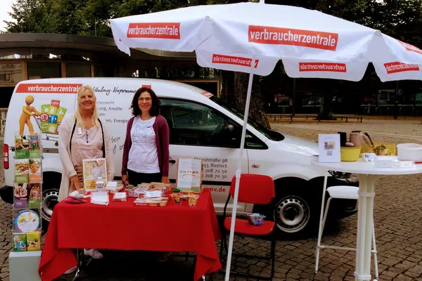 Infostand im Frühjahr