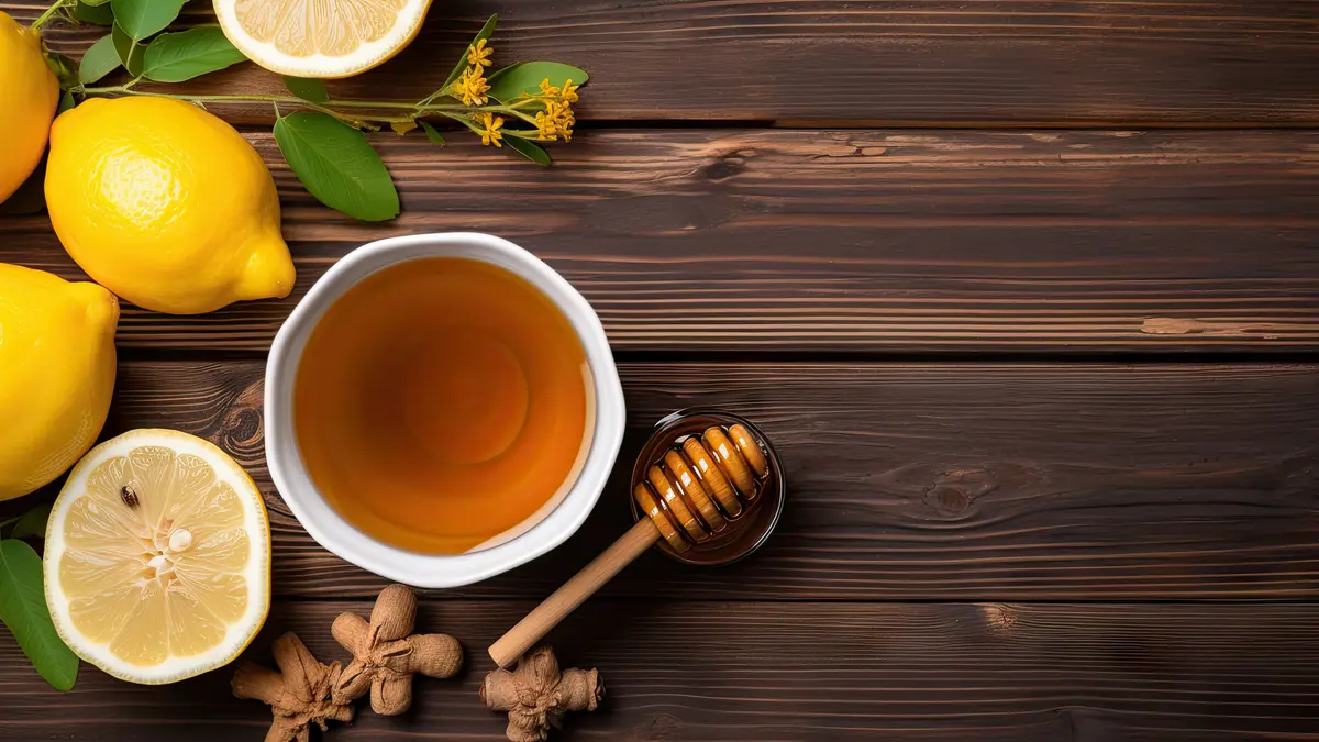Honig, Zitronen und verschiedene Aromen