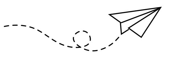 Kontinuierliche Linie Papier Flugzeug