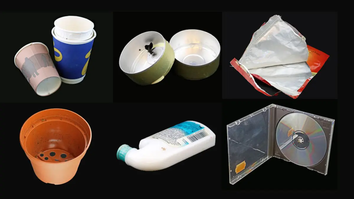 Verschiedene Verpackungen