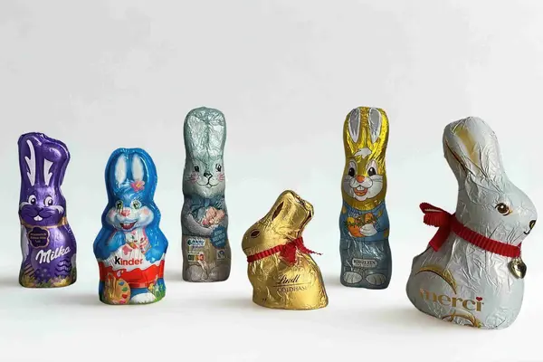 Osterhasen Lindt kinder Milka