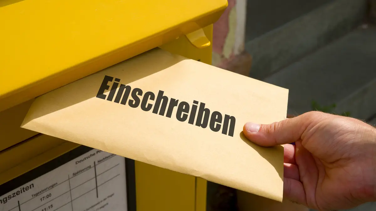 Einschreiben Brief