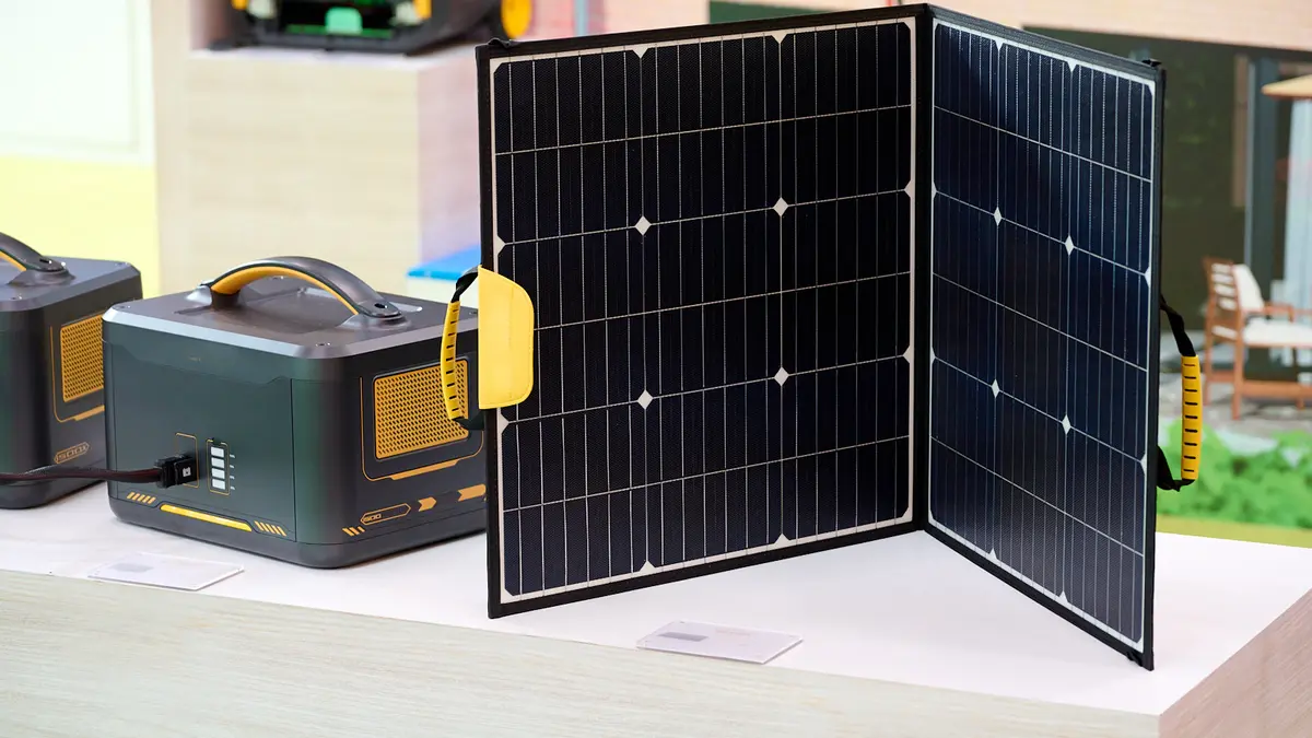 Beispielhafte Photovoltaik-Inselanlage