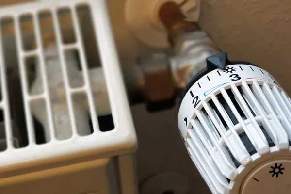 Heizungsthermostat auf Stufe 3