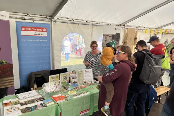 Die Verbraucherzentrale Sachsen auf dem Landeserntedankfest