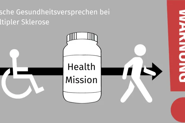 Grafik zu falschen Heilungsversprechen bei Multipler Sklerose
