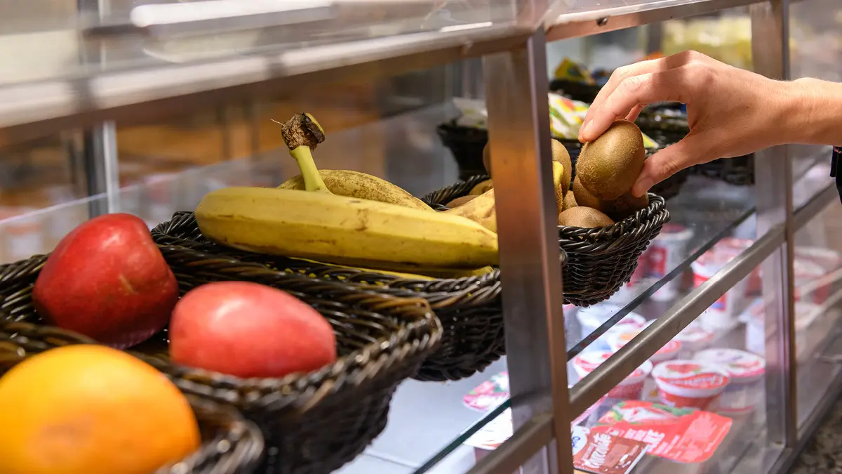 Körbe mit Obst