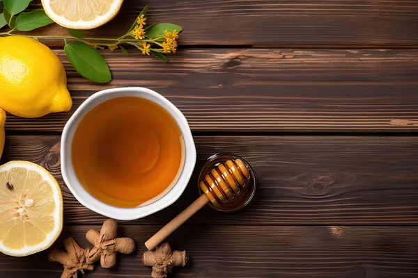 Honig, Zitronen und verschiedene Aromen